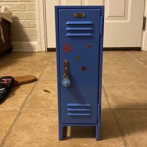 American girl doll blue locker